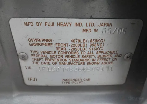 JF1GD79626G504171